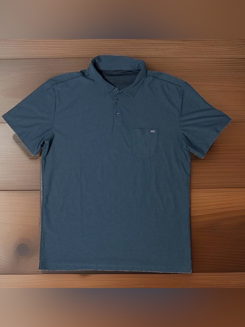 Vuori Ace Polo Men's Blue Short Sleeve Polo Size XL